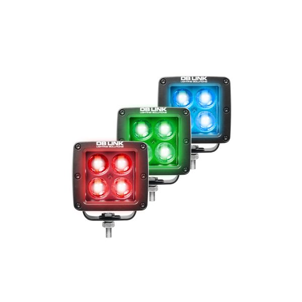 DB Drive DBSM4D-K-RGB : 4 in. Cree Led Light Kit With RGB Accent Lighting