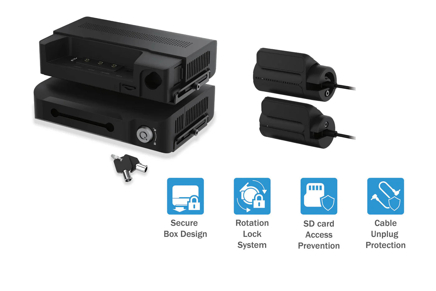 BlackVue DR770X-BOX-TRUCK 3-Channel Full HD Dash Cam For Front-Exterior Rear-Interior