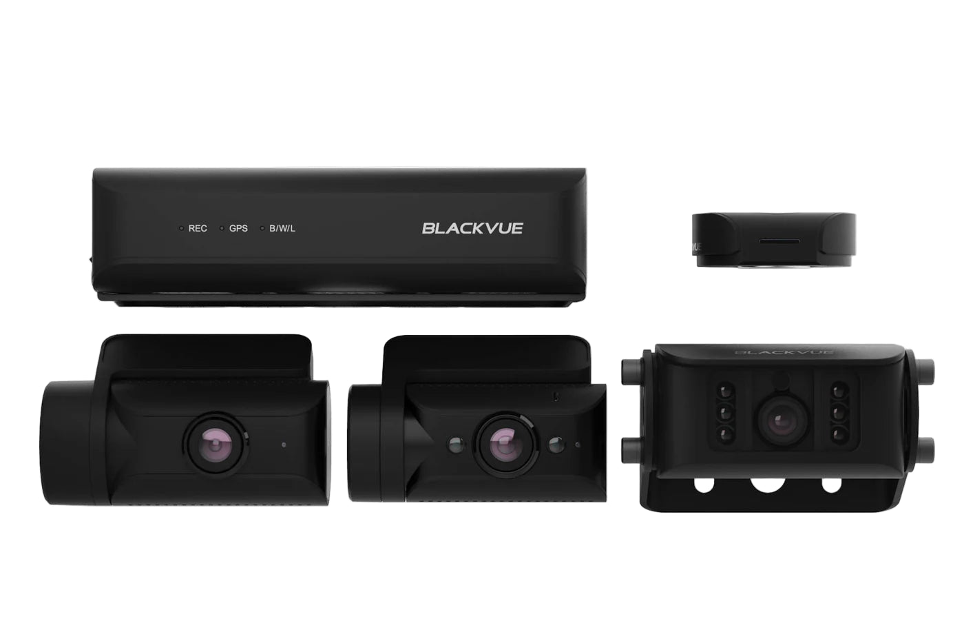 BlackVue DR770X-BOX-TRUCK 3-Channel Full HD Dash Cam For Front-Exterior Rear-Interior