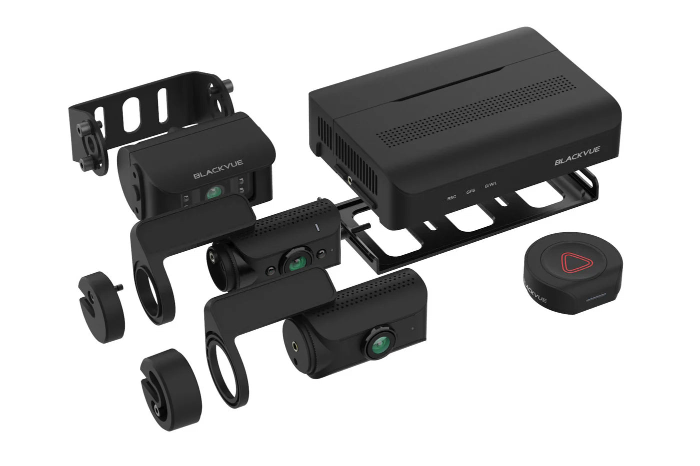 BlackVue DR770X-BOX-TRUCK 3-Channel Full HD Dash Cam For Front-Exterior Rear-Interior