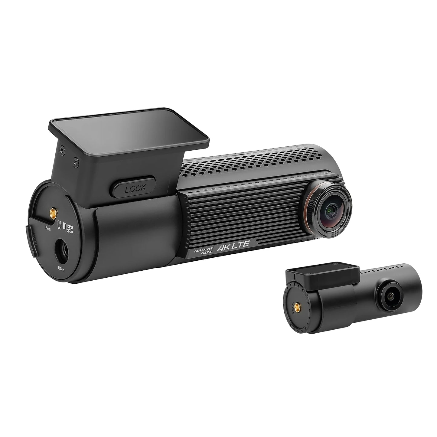 BlackVue DR970X-2CH-LTE-PLUS II 4K GPS WiFi Dash Cam w/ Built-In 4G-LTE For Front/Rear