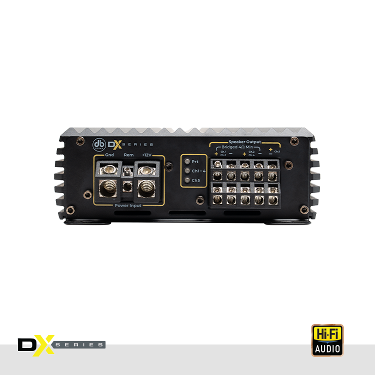 DB Drive DX-A1005 :  5 Channel Class D Amplifier