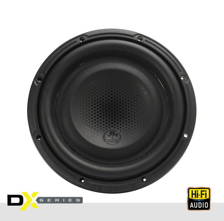 DB Drive DX-W10D4 : DX 10 in. Dual 4-Ohm Subwoofer