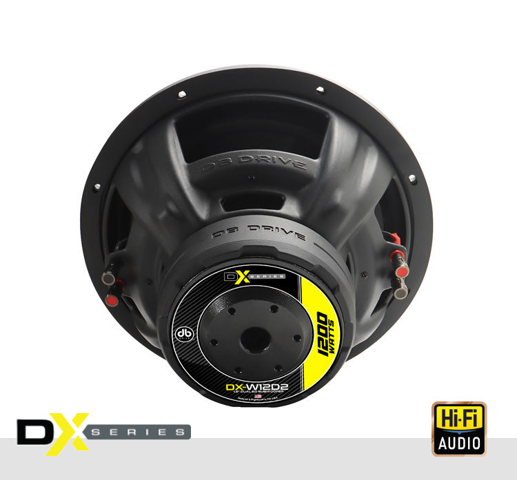 DB Drive DX-W12D2 : DX 12 in. Dual 2-Ohm Subwoofer