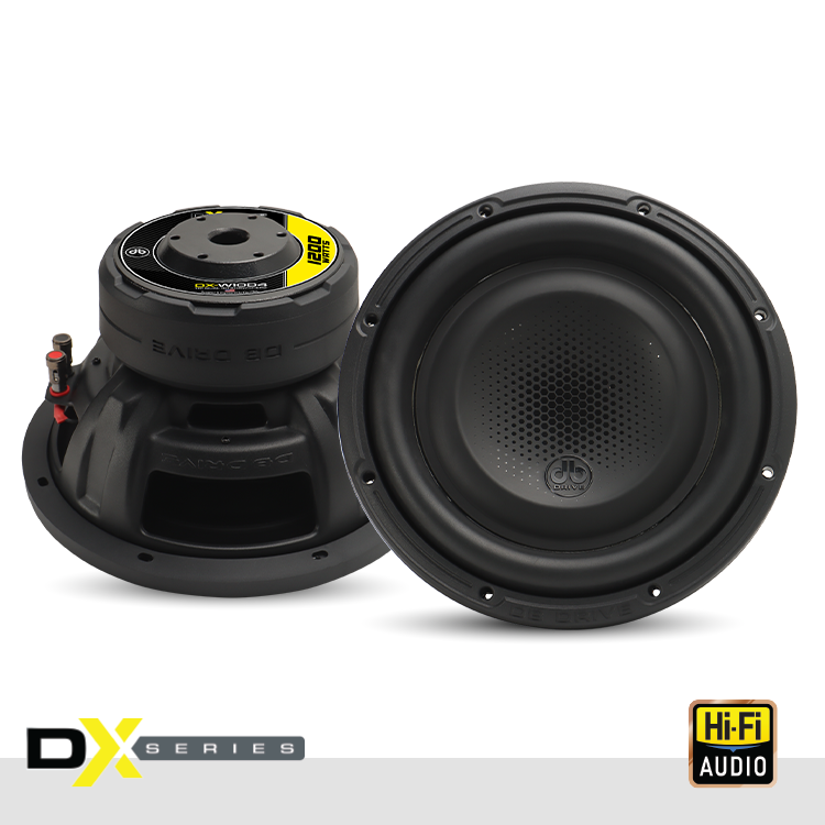 DB Drive DX-W10D4 : DX 10 in. Dual 4-Ohm Subwoofer
