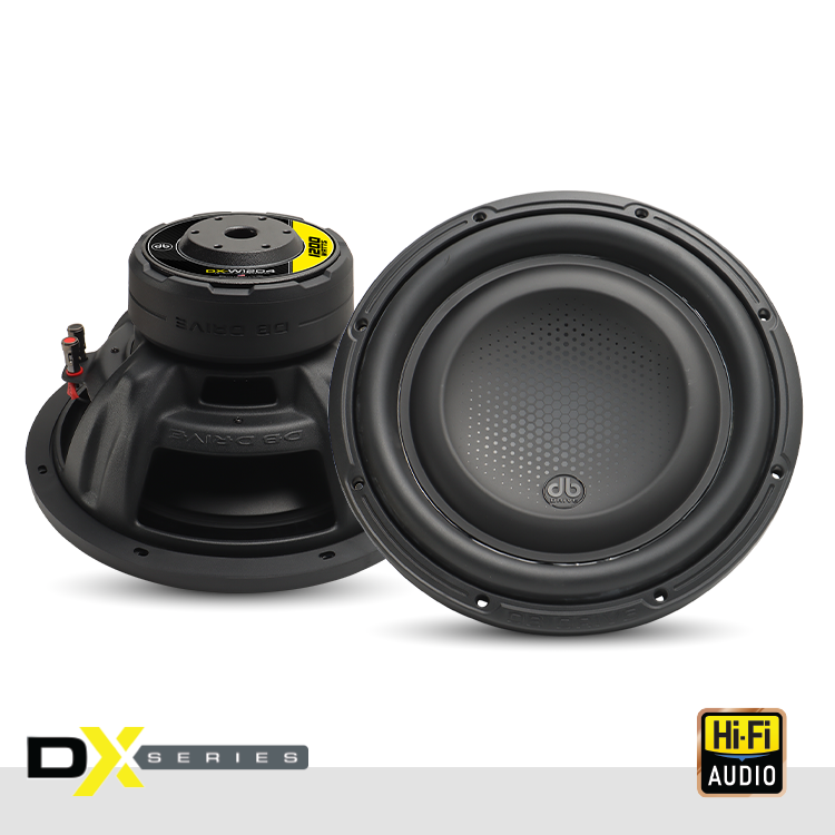 DB Drive DX-W12D4 : DX 12 in. Dual 4-Ohm Subwoofer