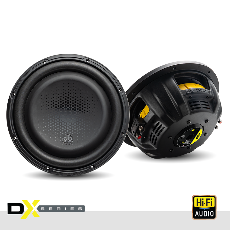 DB Drive DX-W12F : DX 12 in. Dual 4-Ohm Shallow Subwoofer