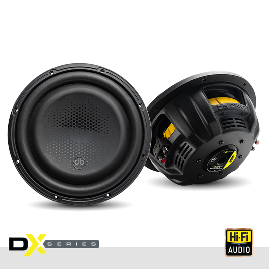 DB Drive DX-W12F : DX 12 in. Dual 4-Ohm Shallow Subwoofer
