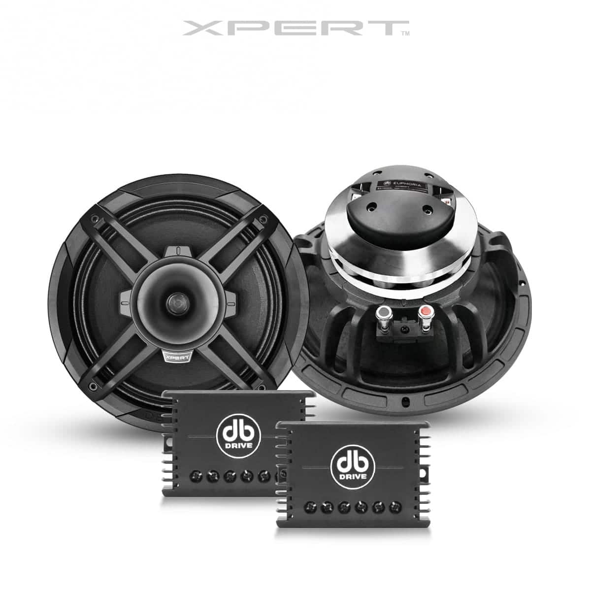EX10NCD : 10" 2-Way High Efficiency Loudspeaker W/Back Mounted Compression Driver Tweeter
