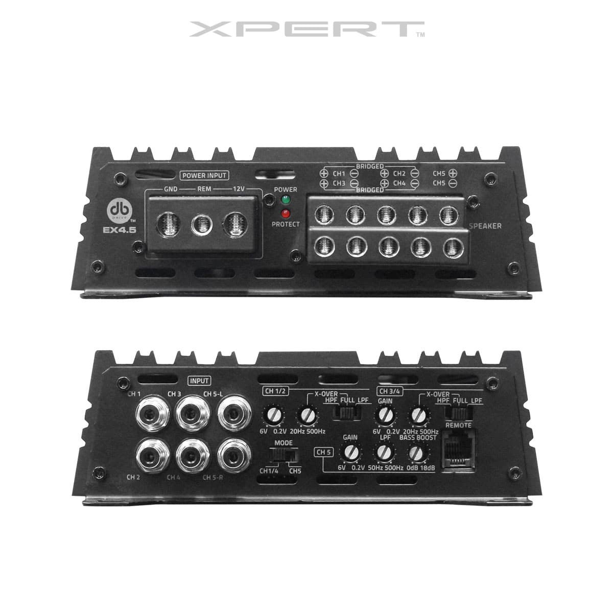 EX4.5 : Full Range Class D 5-Channel Amplifier