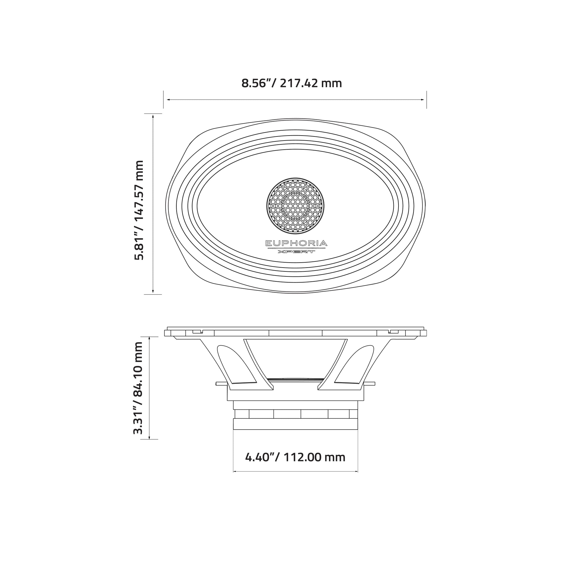 EX69NCX : NEO 6"×9" 2-Way Loudspeaker (1 Pair)