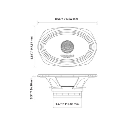 EX69NCX : NEO 6"×9" 2-Way Loudspeaker (1 Pair)