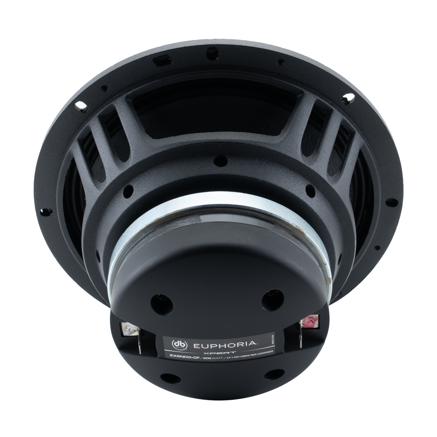 EX6NCD-CF : 6.5 in. 2-Way NEO Carbon Fiber Loudspeaker W/ Back Mounted Compression Driver