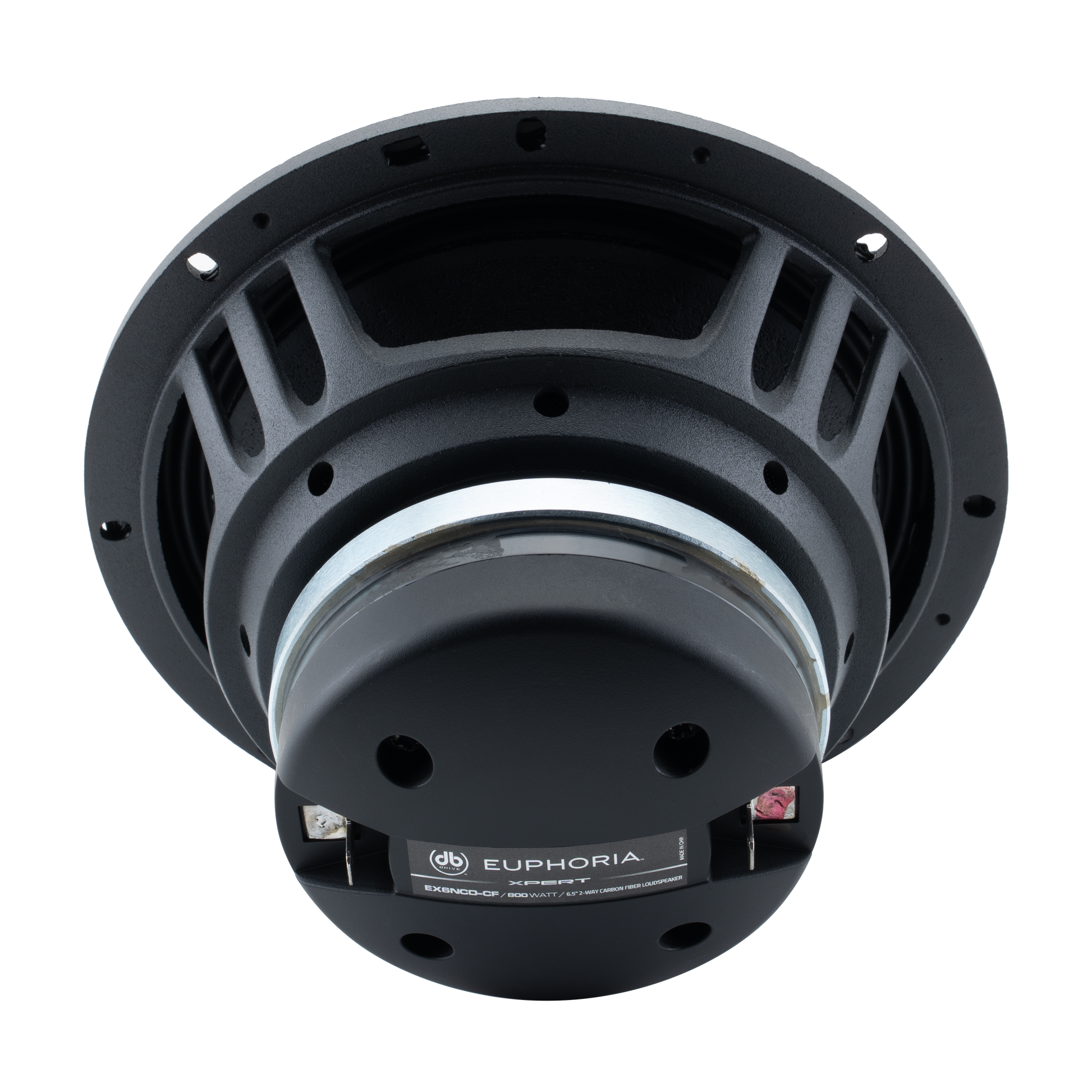 EX6NCD-CF : 6.5 in. 2-Way NEO Carbon Fiber Loudspeaker W/ Back Mounted Compression Driver