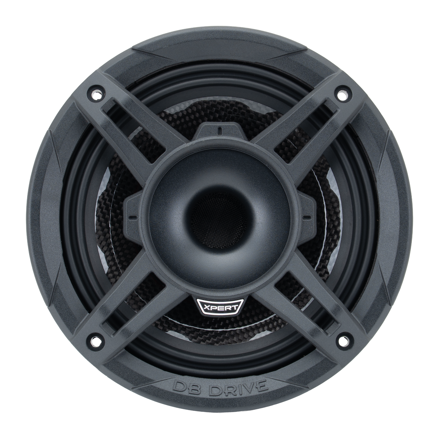 EX6NCD-CF : 6.5 in. 2-Way NEO Carbon Fiber Loudspeaker W/ Back Mounted Compression Driver