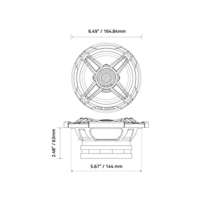 EX6NCX : 6.5 in. 2-Way NEO Loudspeaker