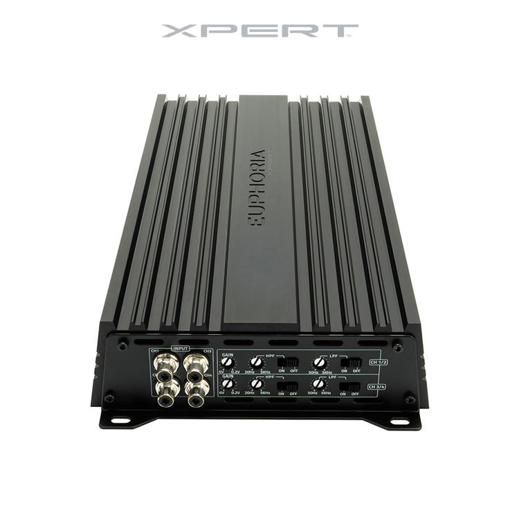 EX8.4 : 4 X 400 Full Range Class D 4 Channel Power Sports Amplifier