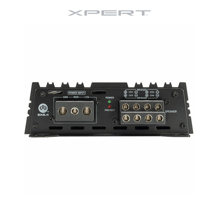 EX8.4 : 4 X 400 Full Range Class D 4 Channel Power Sports Amplifier