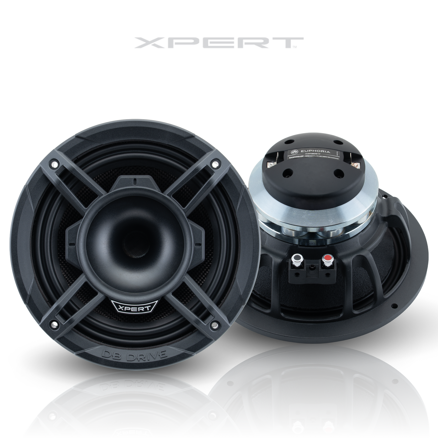 EX8NCD-CF : 8 in.  2-Way Carbon Fiber Loudspeaker W/ Back Mounted Compression Driver