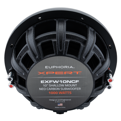EXFW10NCF : 10 in. NEO Carbon Fiber Shallow Woofer