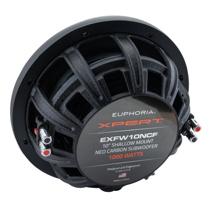 EXFW10NCF : 10 in. NEO Carbon Fiber Shallow Woofer