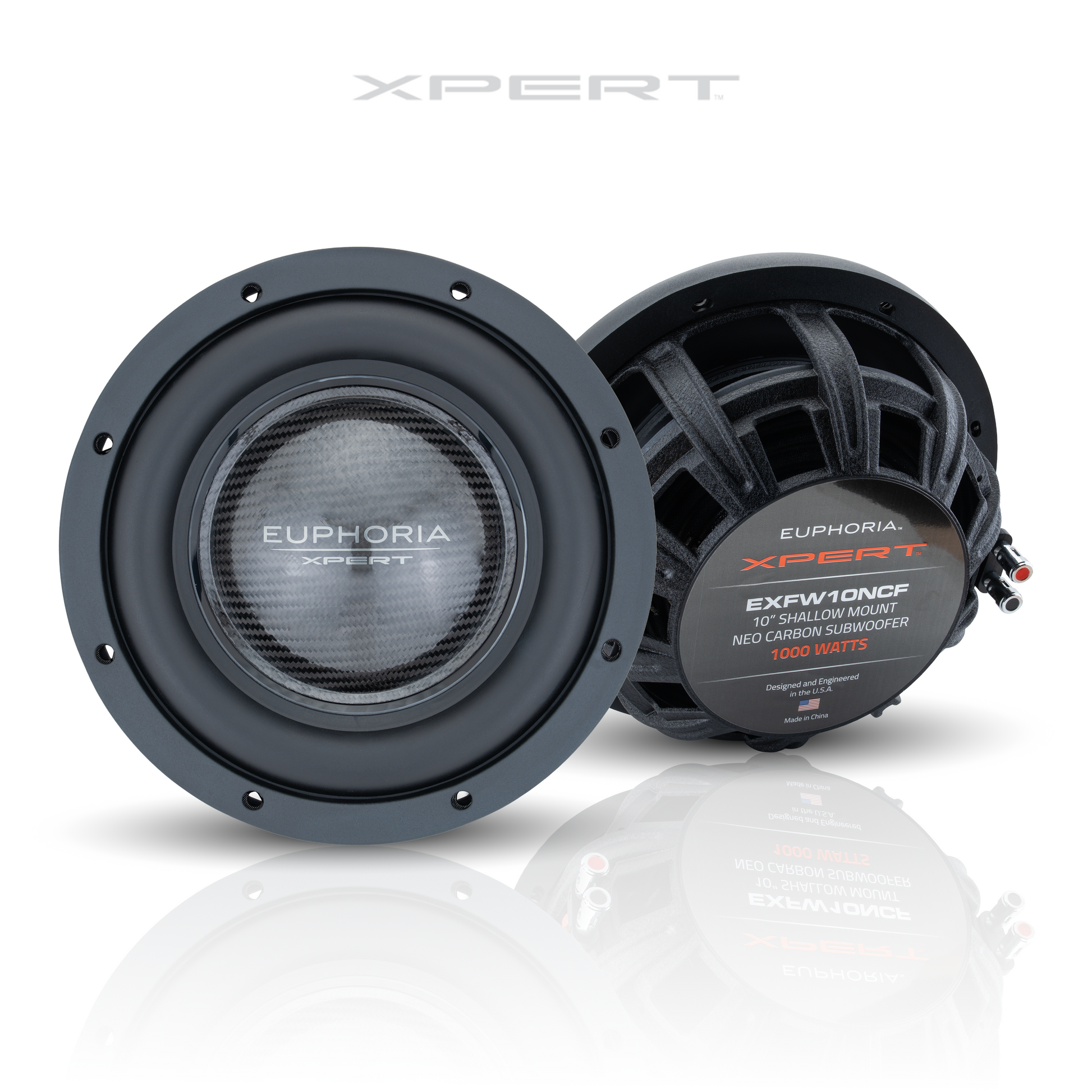 EXFW10NCF : 10 in. NEO Carbon Fiber Shallow Woofer