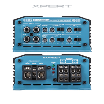 EXM400.4 : 4-Channel Class D Mini Amplifier