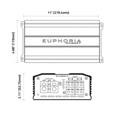 EXM900.4 : 4-Channel Class D Mini Amplifier