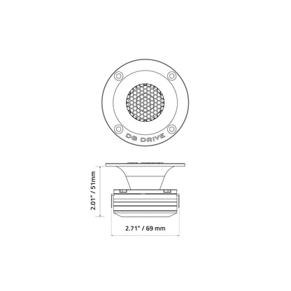 EXT1.5NH : 1.5 in. Mini NEO Horn Tweeter (Single)