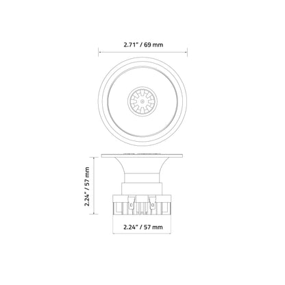 EXT1NH : 1" Mini NEO Horn Tweeter (1 Pair)