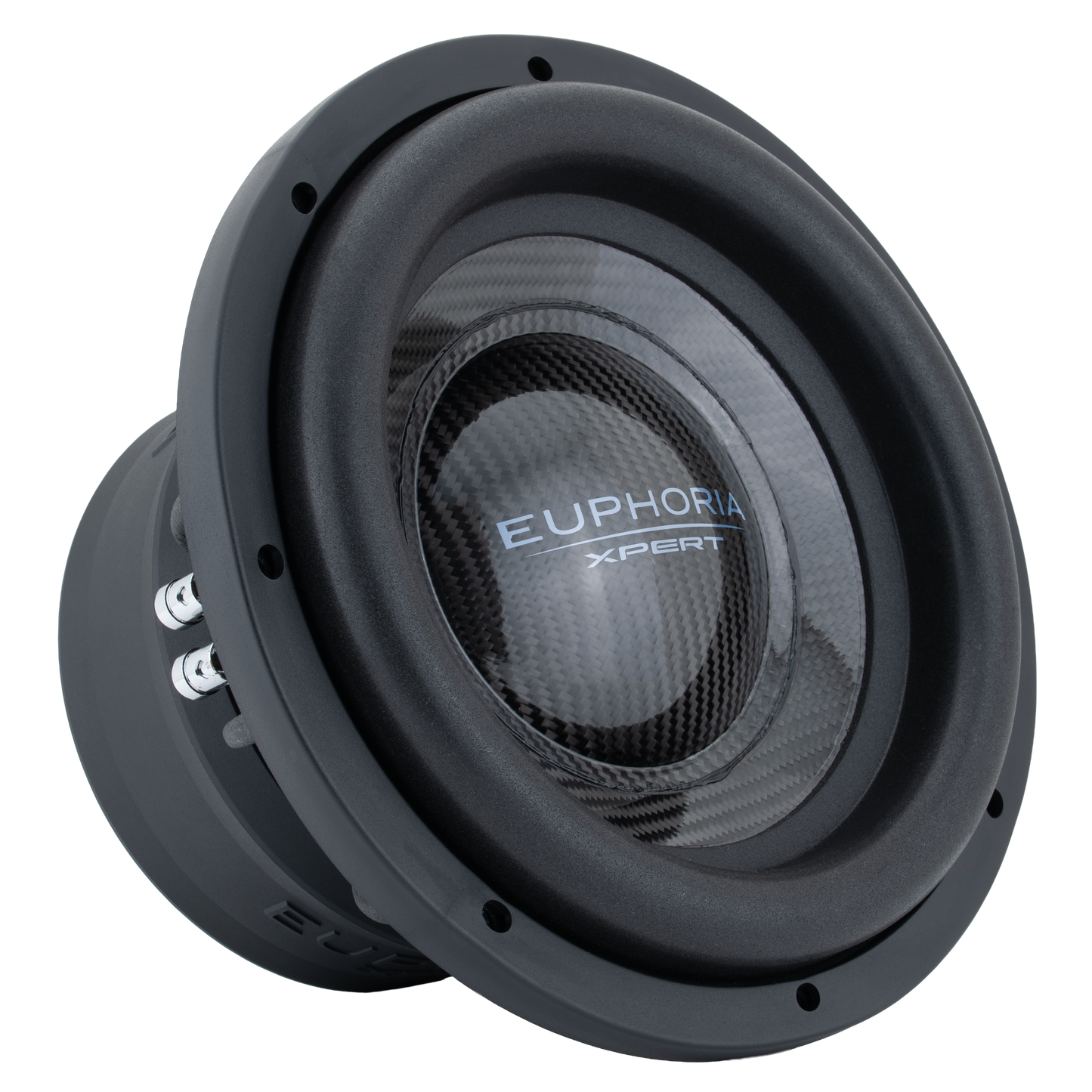 EXW10CF : 10 in. Dual 2-Ohm Carbon Fiber Subwoofer With Ferrite Magnet