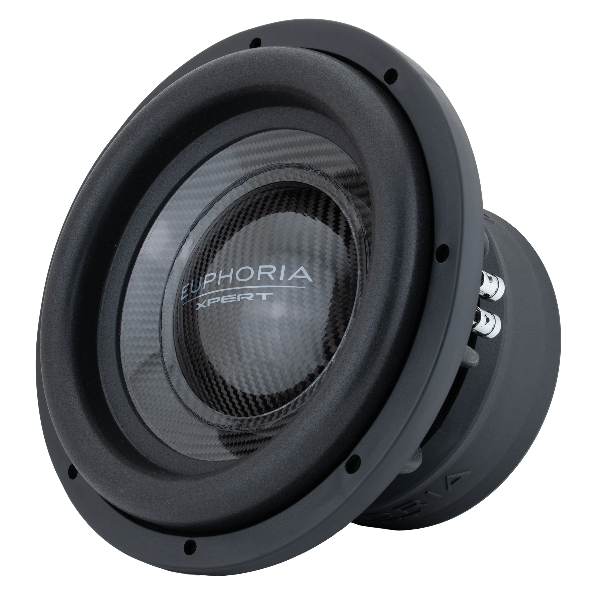 EXW10CF : 10 in. Dual 2-Ohm Carbon Fiber Subwoofer With Ferrite Magnet