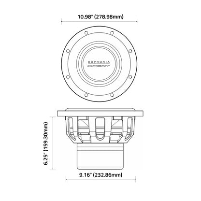 EXW10NCF : 10" NEO Carbon Fiber Woofer