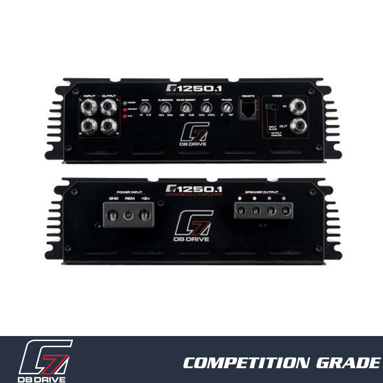 DB Drive G7 1250.1 : Mono Class D Amplifier