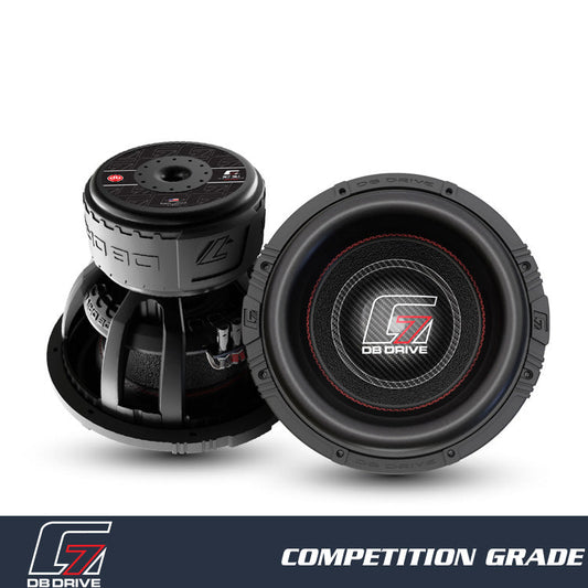 DB Drive G7 15.2 : 15 in. Dual 2-Ohm Subwoofer