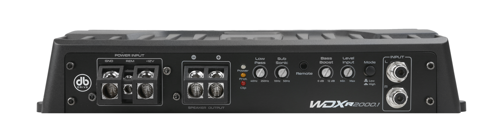 DB Drive WDX-R2000.1 Reference Class-D Mono Amplifier for Powerful Car Bass