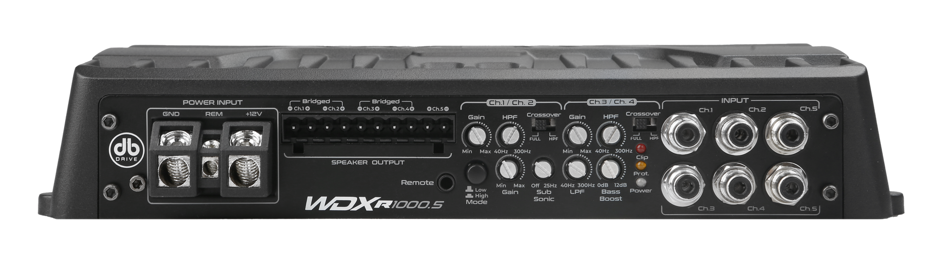 DB Drive WDX-R1000.5 Reference Class-D 5-Channel Car Audio Amplifier