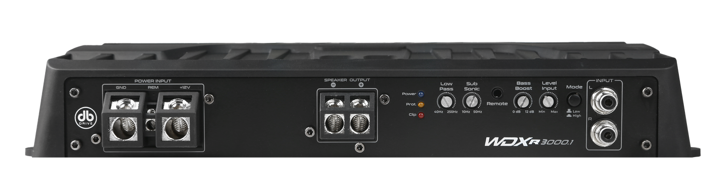 DB Drive WDX-R3000.1 Reference Class-D Mono Amplifier for 3000W Car Audio