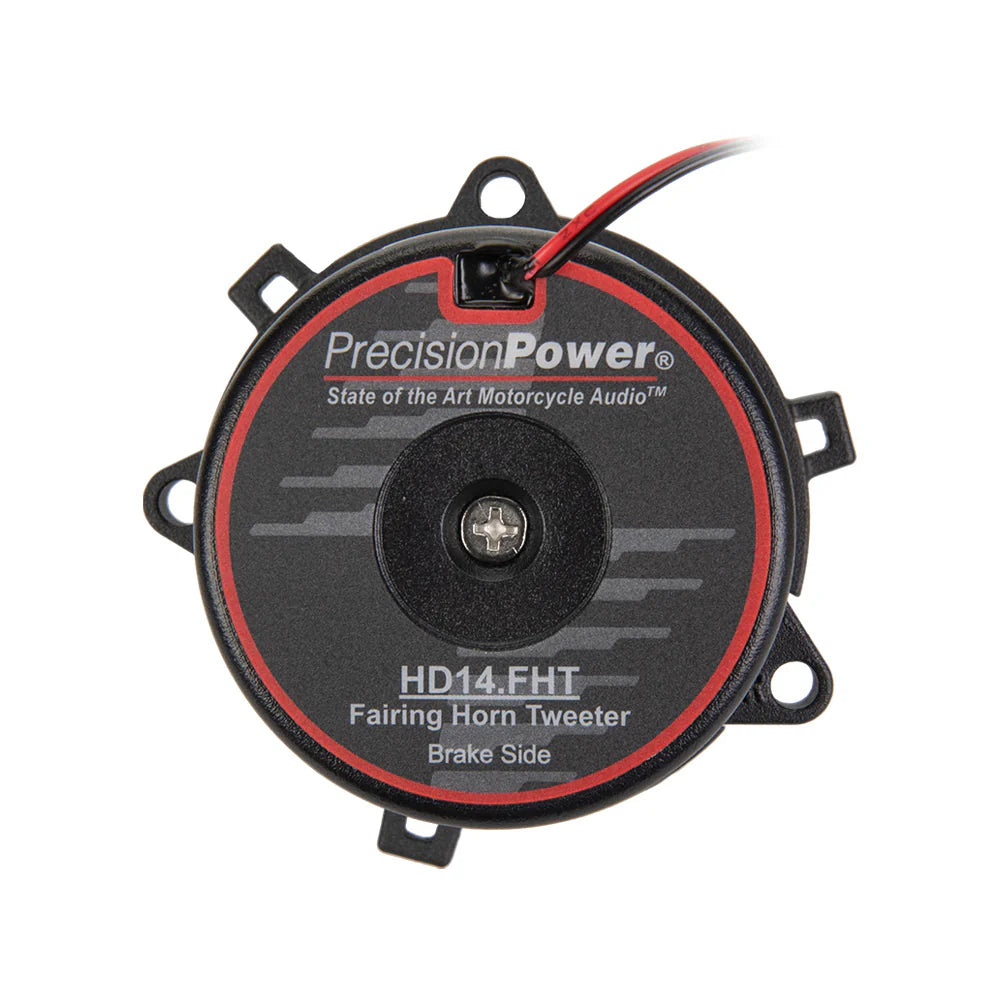 Precision Power HD14.FHT Gauge-Mounted High-Efficiency Tweeters for 2014–2023 Harley-Davidson Motorcycles