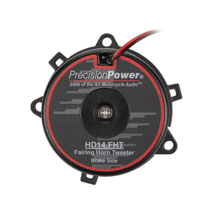 Precision Power HD14.FHT Gauge-Mounted High-Efficiency Tweeters for 2014–2023 Harley-Davidson Motorcycles