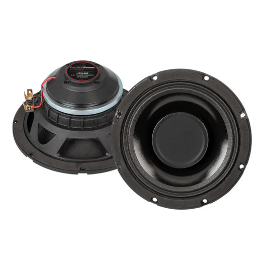 Precision Power HTW.652 Weather Resistant 2 Ohm Horn-Loaded Speakers for 1998-2023 Harley Davidson Motorcycles