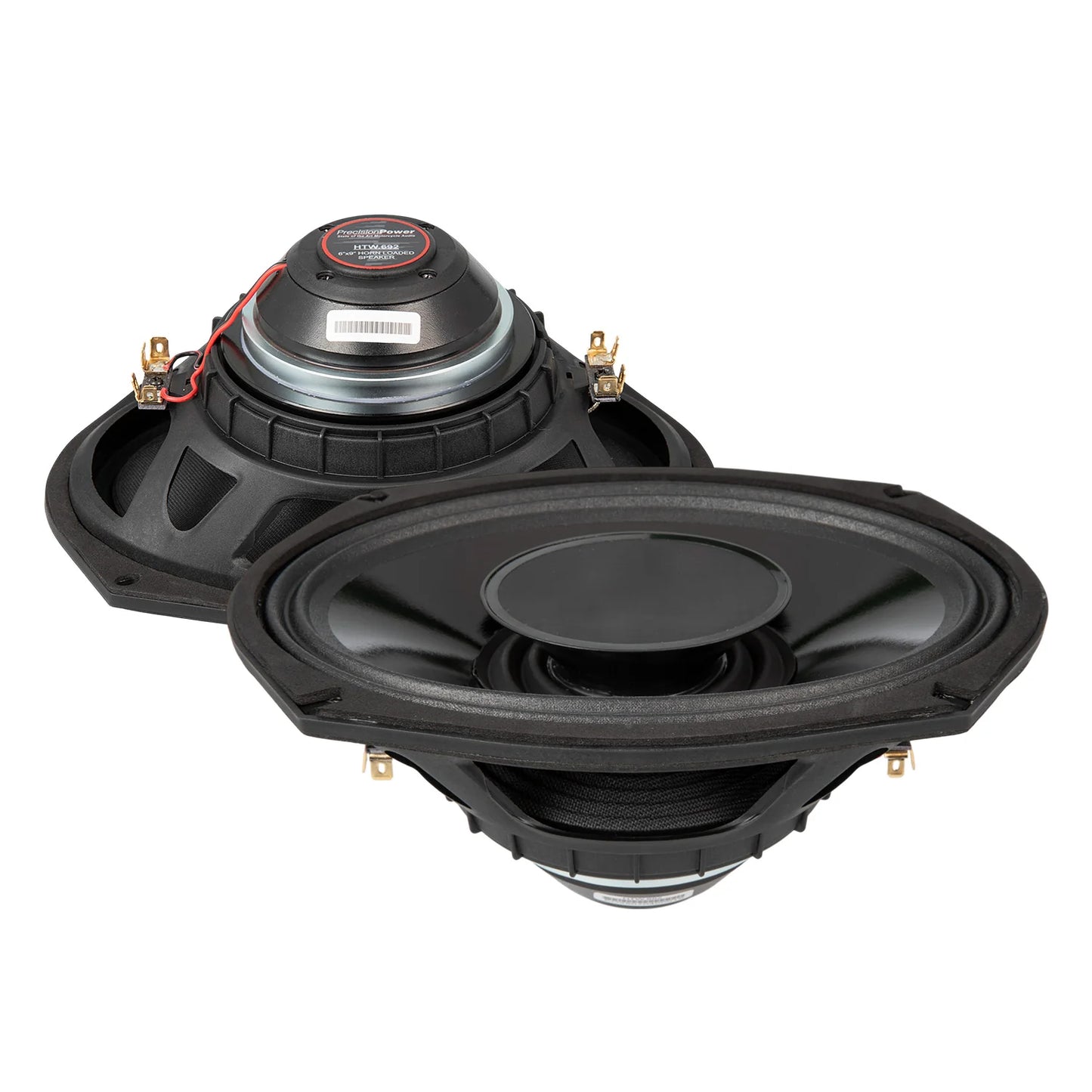 Precision Power HWT.692 6”x9" 2-Ohm Weather-Resistant Horn-Loaded 2-Way Motorcycle Speakers