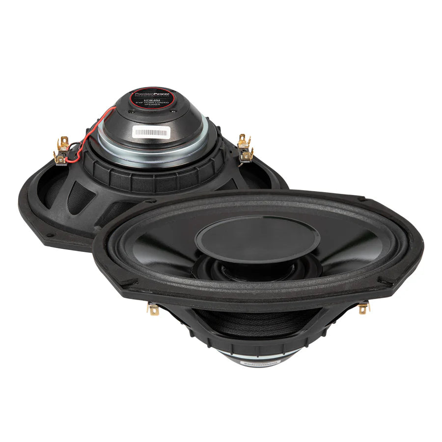 Precision Power HWT.694 6”x9" 4-Ohm Weather-Resistant Horn-Loaded 2-Way Motorcycle Speakers