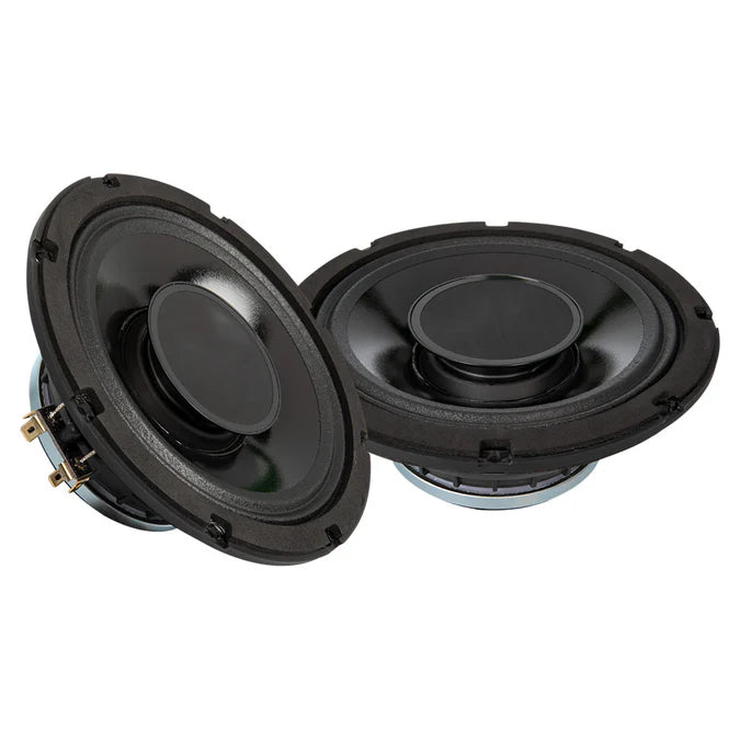 Precision Power HTW.654 Weather Resistant 4 Ohm Horn-Loaded Speakers for 1998-2023 Harley Davidson Motorcycles