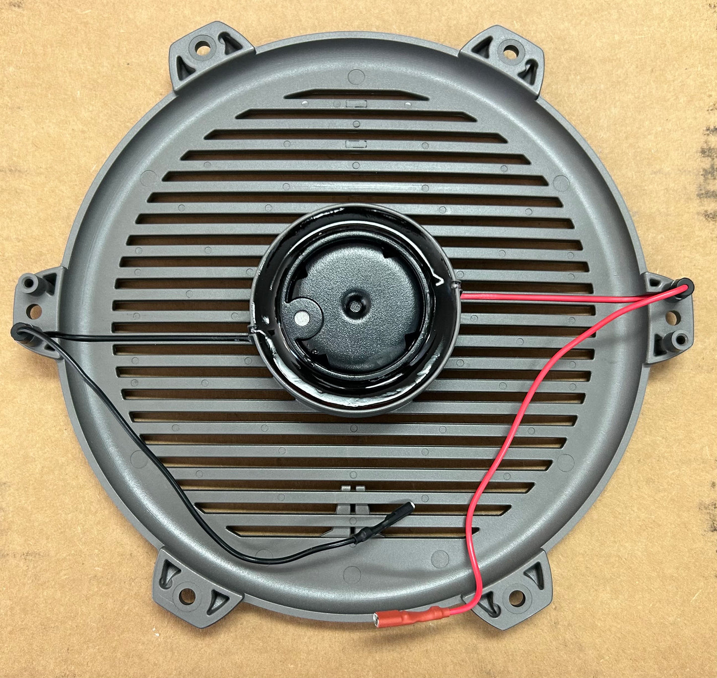 JL Audio Marine M6 7.7 Inch Classic Speaker Grille Gunmetal with Tweeter for M6-770X, Single