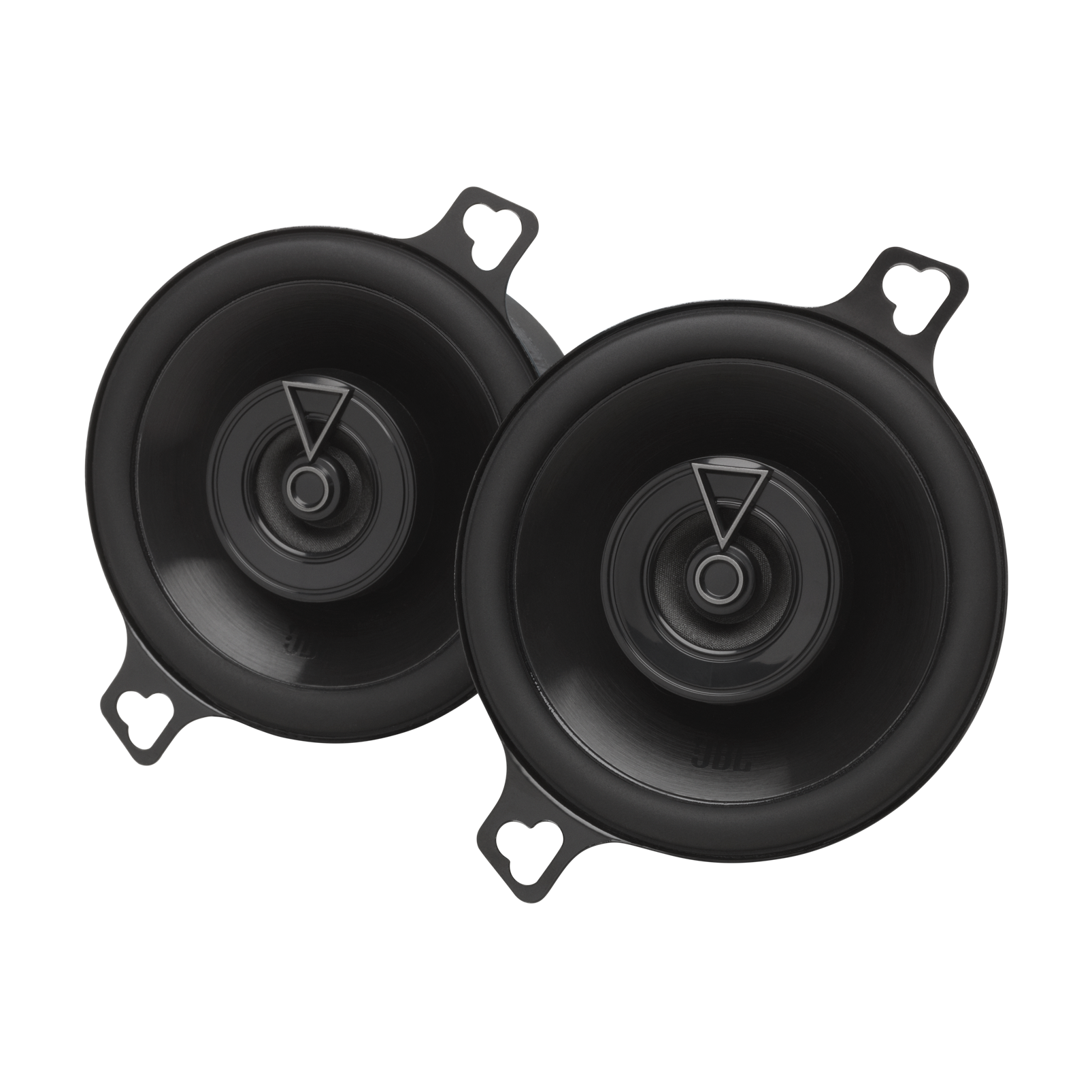 Pair of black car speakers