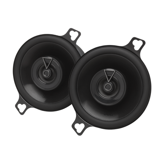 Pair of black car speakers