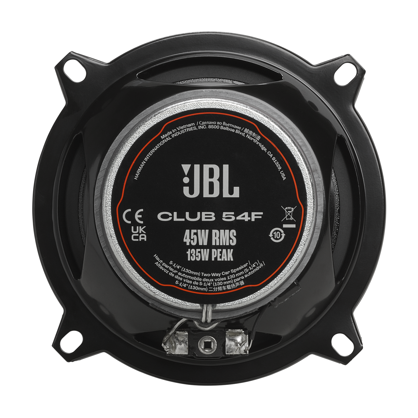 JBL Club 54F speaker with specifications