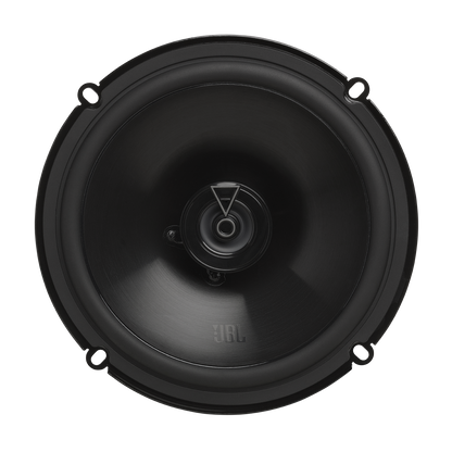 Black speaker with JBL logo