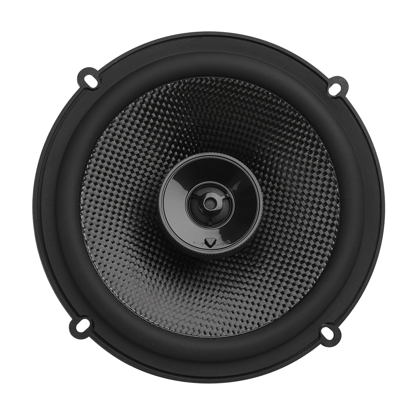 Car speaker with a textured grill